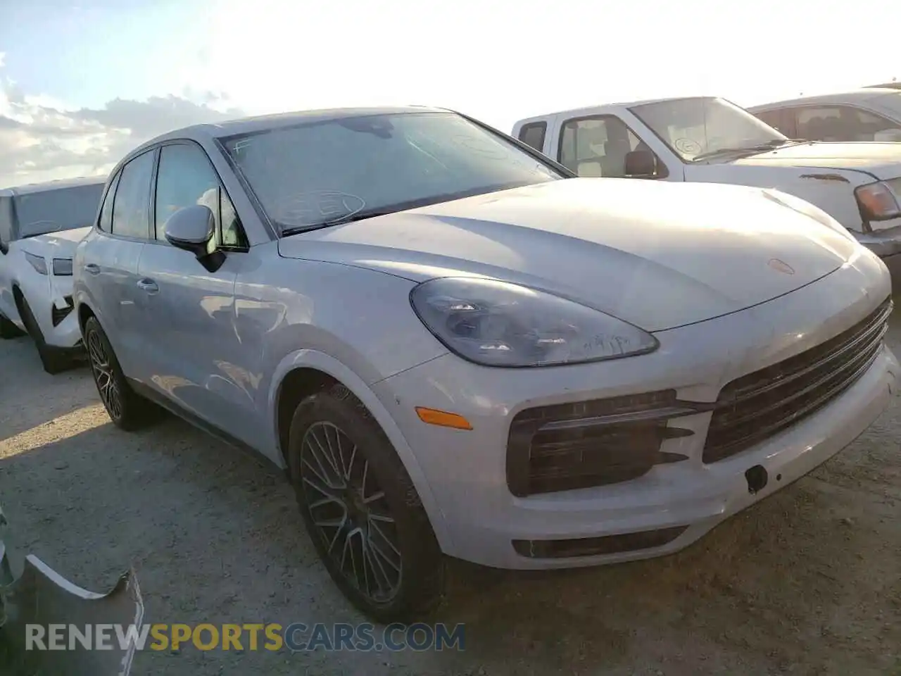 1 Photograph of a damaged car WP1AA2AY7MDA09177 PORSCHE CAYENNE 2021