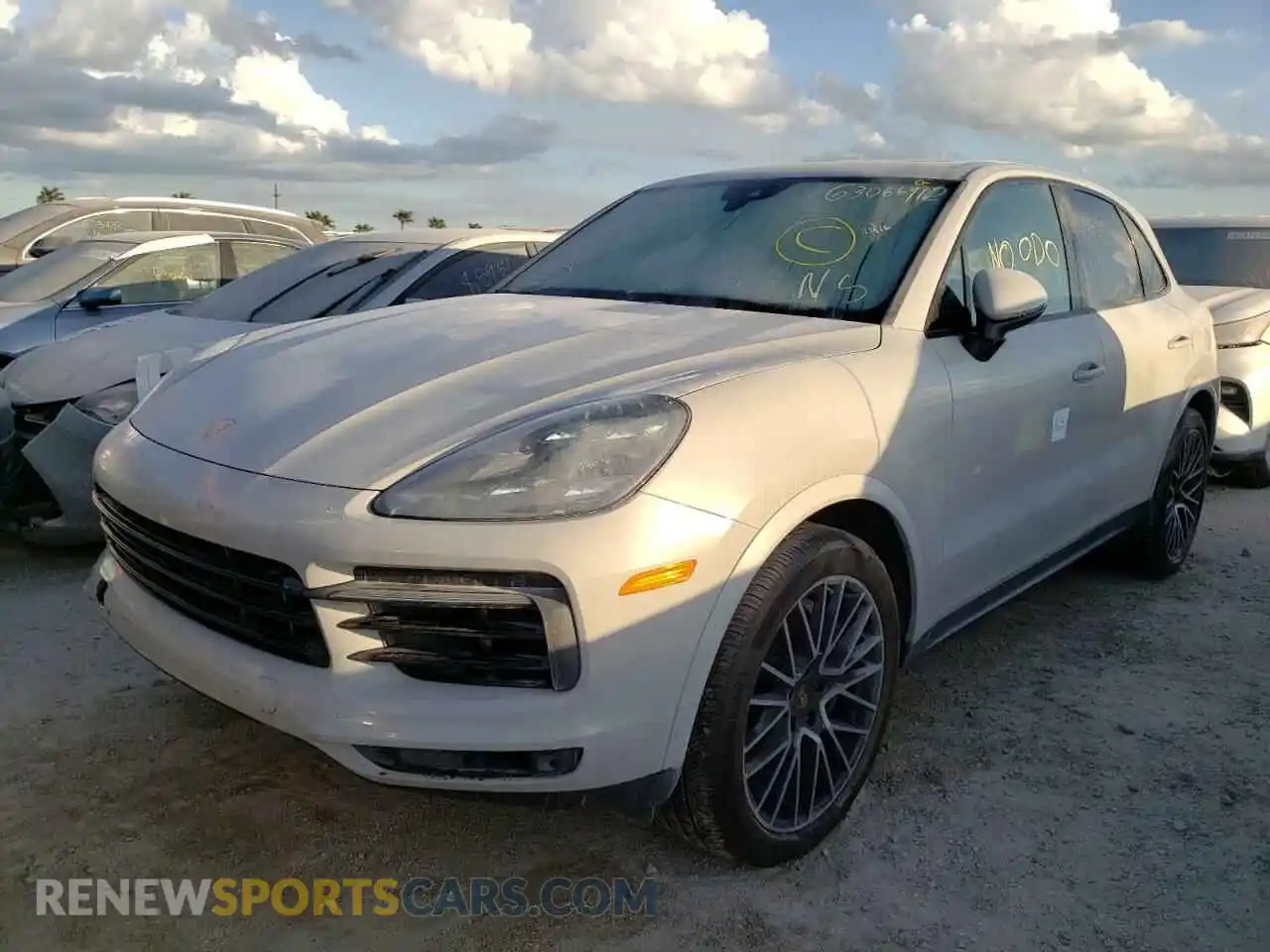 2 Photograph of a damaged car WP1AA2AY7MDA09177 PORSCHE CAYENNE 2021