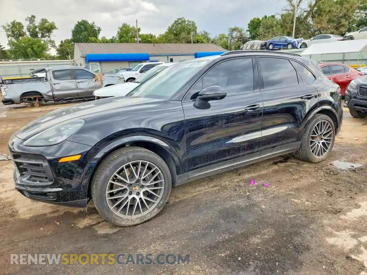 1 Фотография поврежденного автомобиля WP1AA2AY7MDA10149 PORSCHE CAYENNE 2021