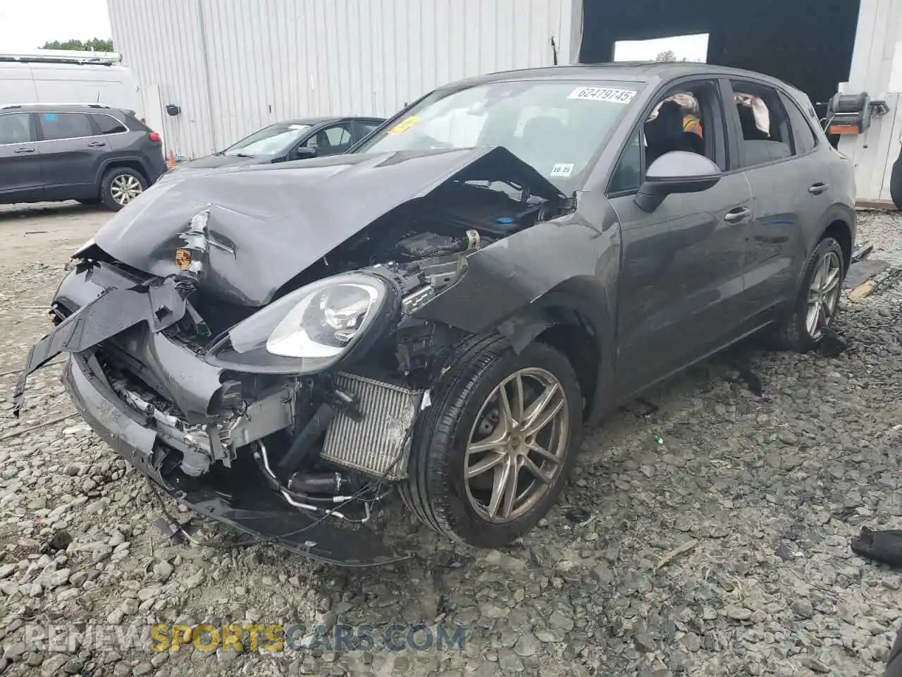 1 Photograph of a damaged car WP1AA2AY8MDA00729 PORSCHE CAYENNE 2021