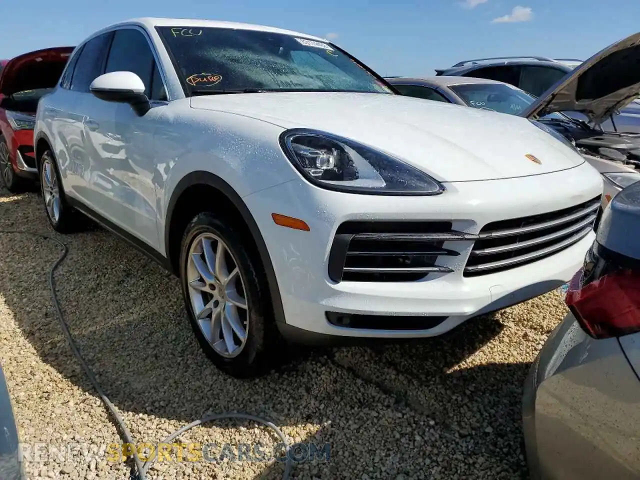 1 Photograph of a damaged car WP1AA2AY8MDA04408 PORSCHE CAYENNE 2021