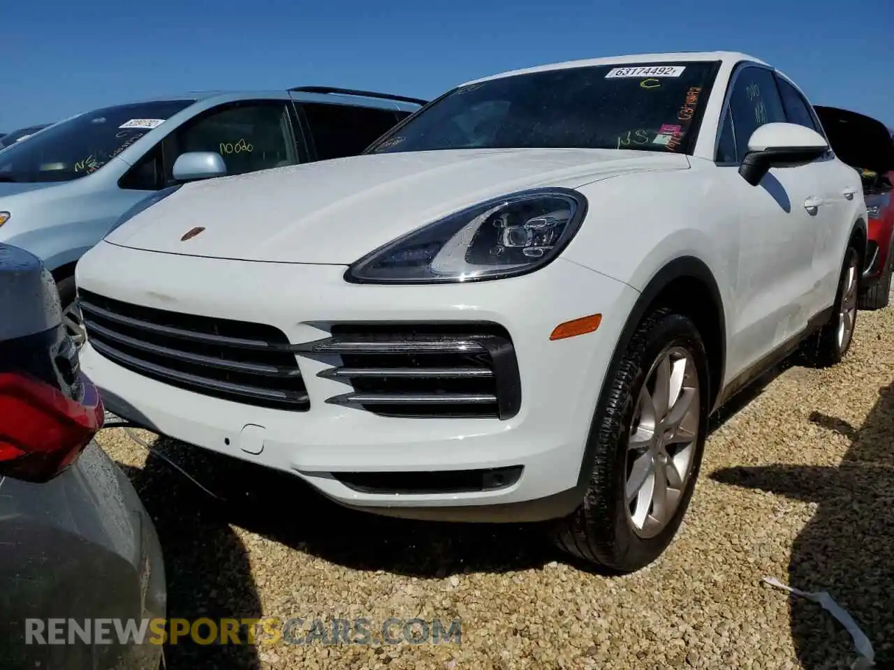 2 Photograph of a damaged car WP1AA2AY8MDA04408 PORSCHE CAYENNE 2021