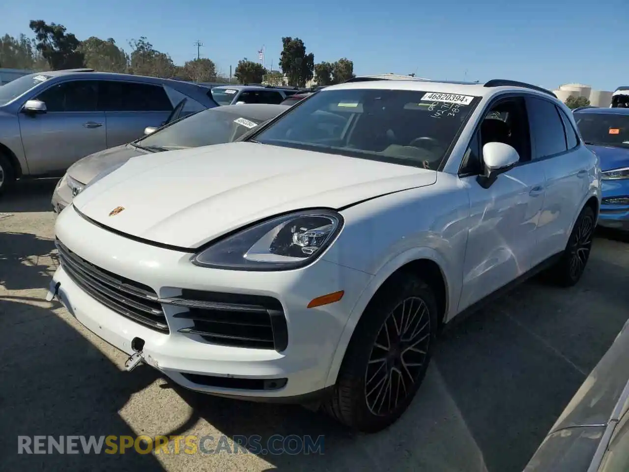 1 Photograph of a damaged car WP1AA2AY9MDA04661 PORSCHE CAYENNE 2021