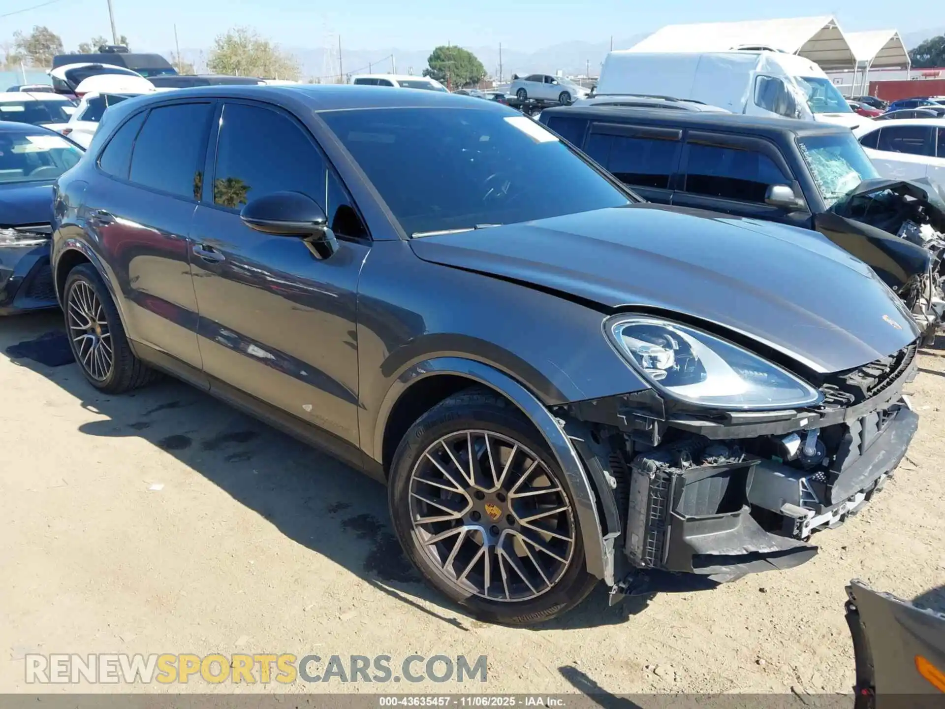 1 fotografías del automóvil dañado WP1AA2AYXMDA07780 PORSCHE CAYENNE 2021