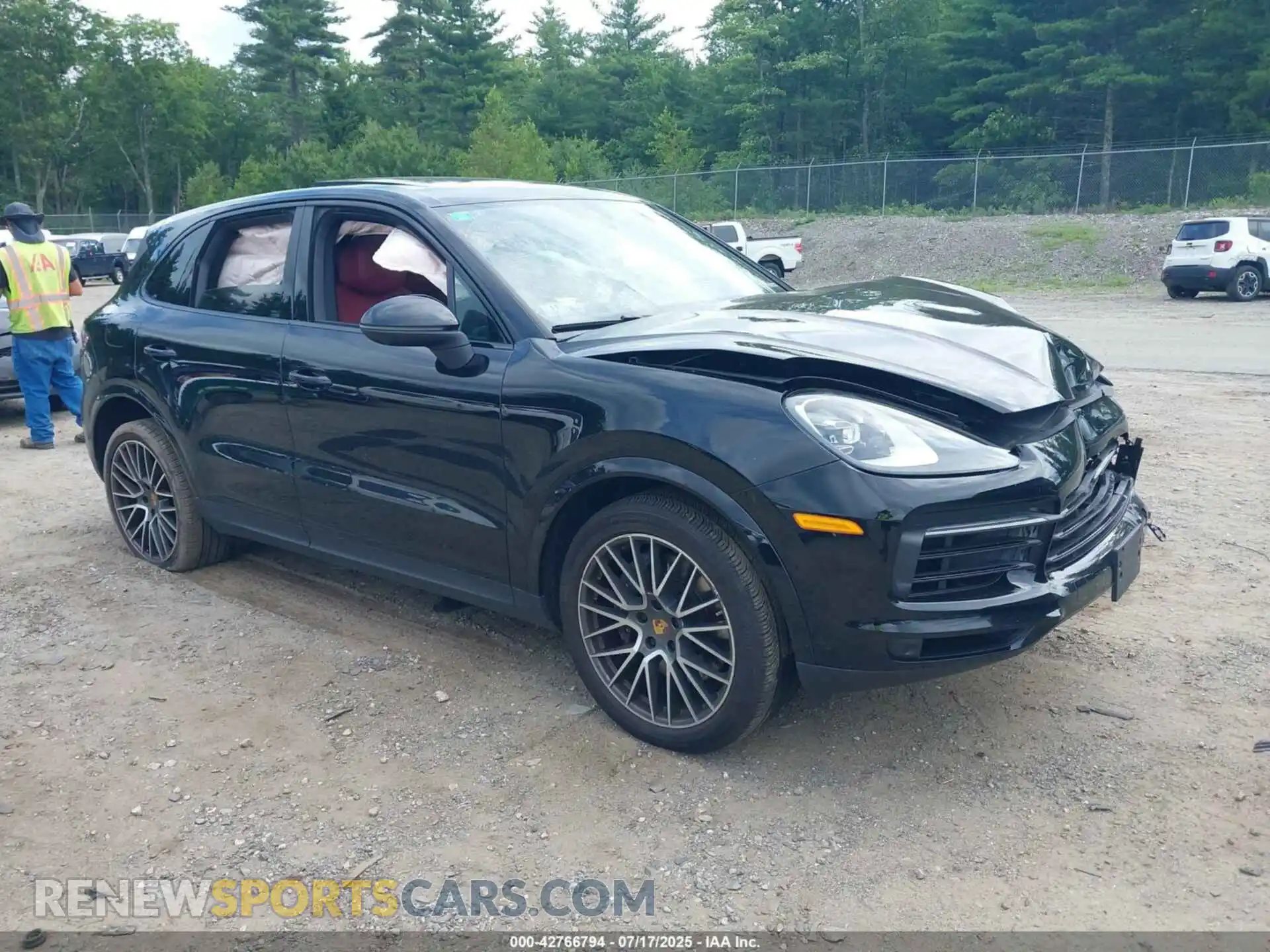1 fotografías del automóvil dañado WP1AA2AYXMDA08444 PORSCHE CAYENNE 2021