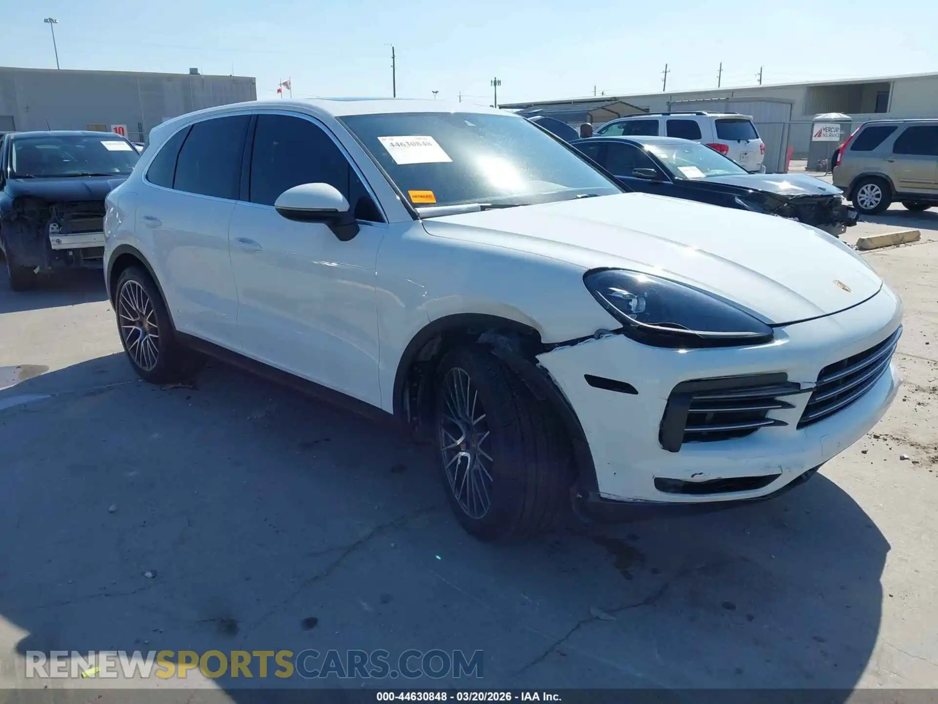 1 fotografías del automóvil dañado WP1AA2AYXMDA09075 PORSCHE CAYENNE 2021