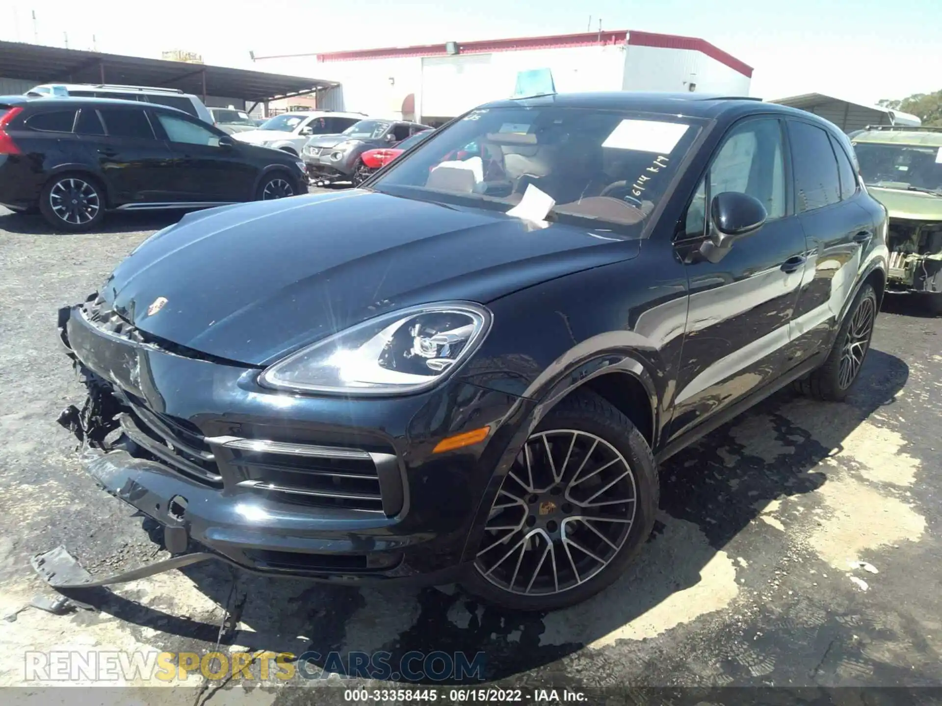 2 Photograph of a damaged car WP1AB2AY1MDA27512 PORSCHE CAYENNE 2021