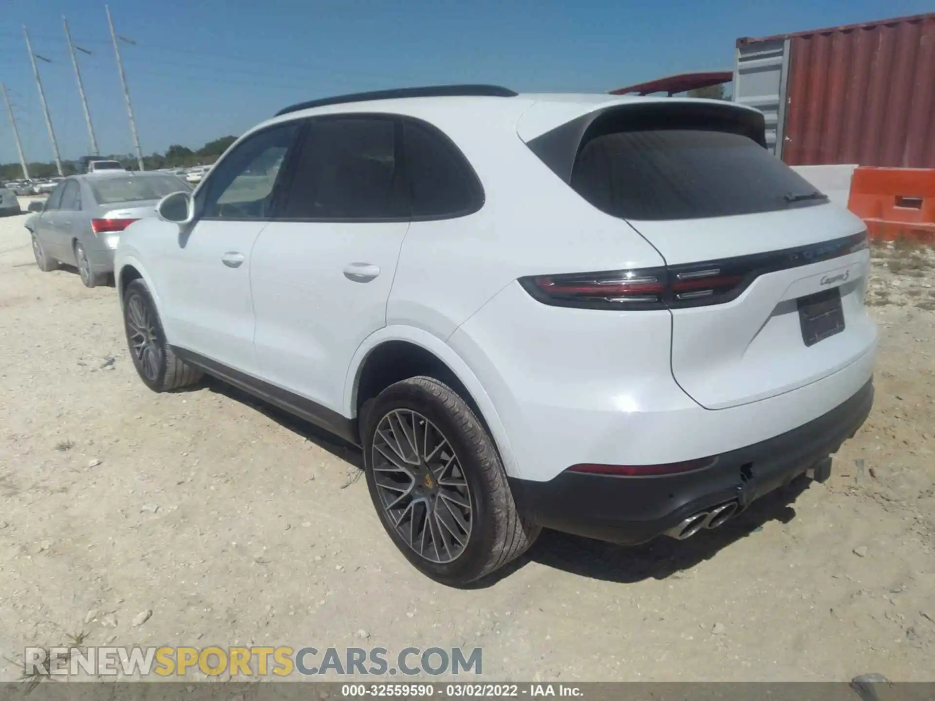 3 Photograph of a damaged car WP1AB2AY1MDA28093 PORSCHE CAYENNE 2021