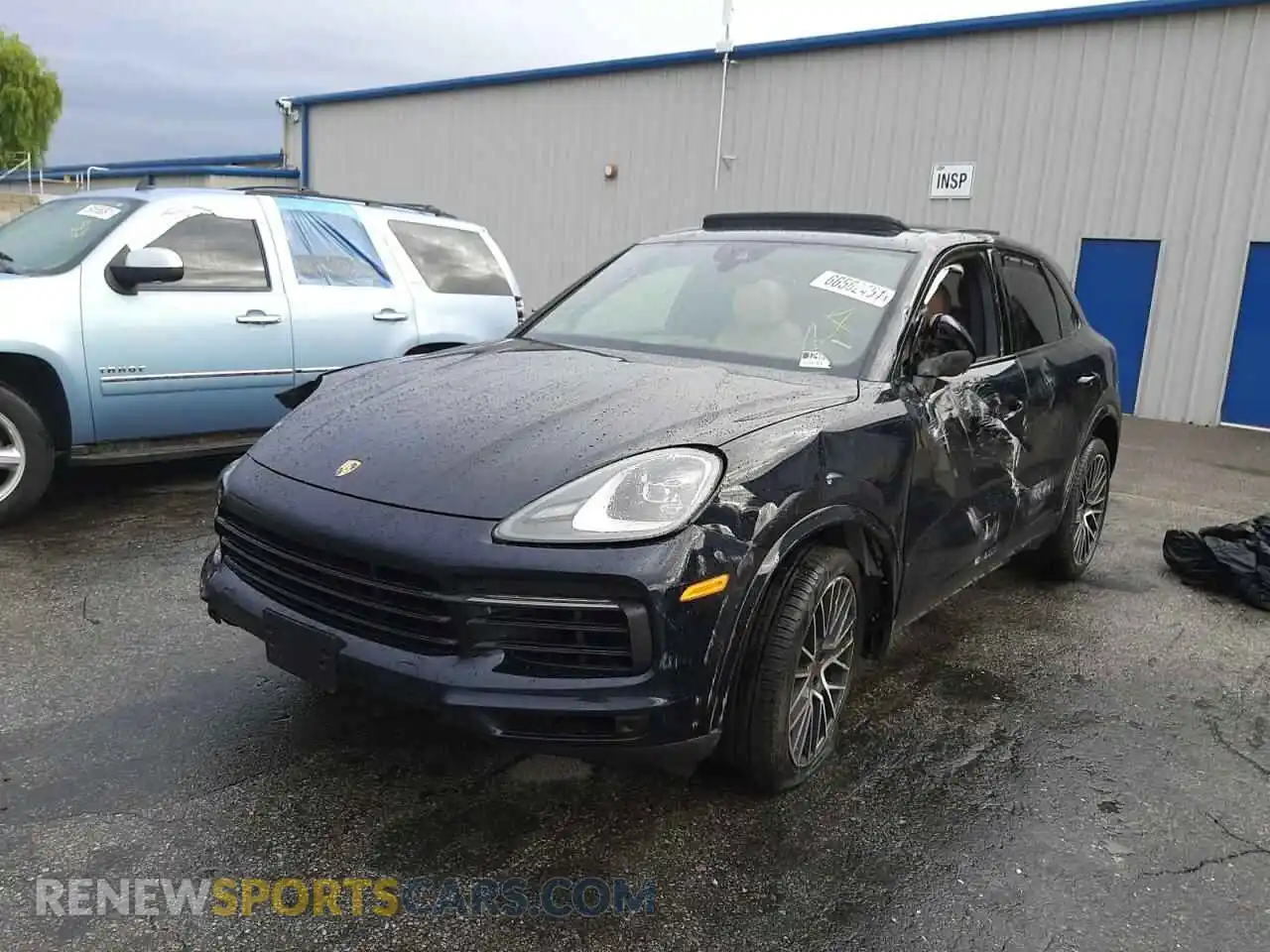 2 Photograph of a damaged car WP1AB2AY4MDA27682 PORSCHE CAYENNE 2021