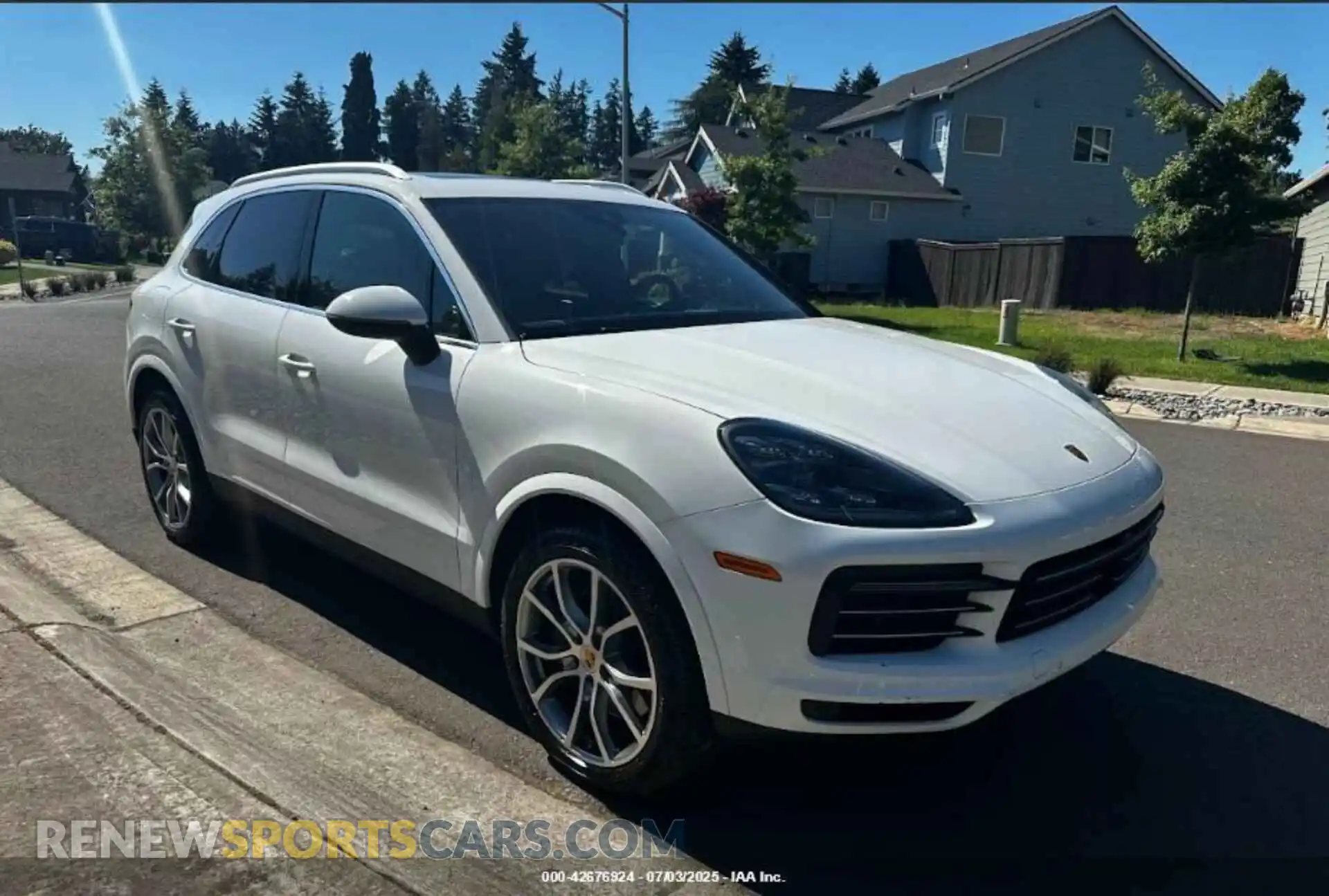 1 fotografías del automóvil dañado WP1AB2AY5MDA27111 PORSCHE CAYENNE 2021