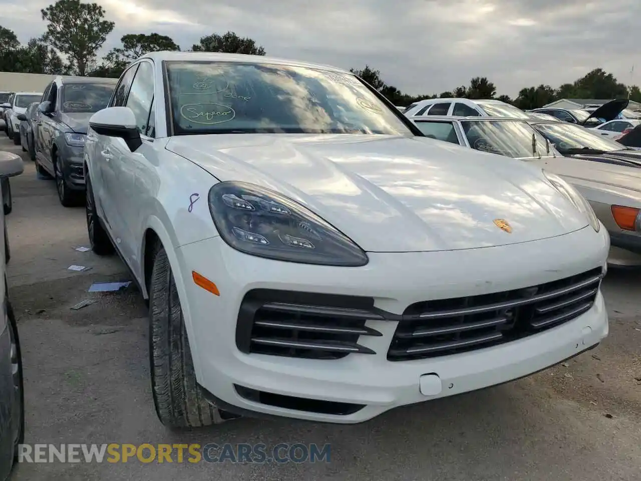 1 Photograph of a damaged car WP1AB2AY9MDA28701 PORSCHE CAYENNE 2021