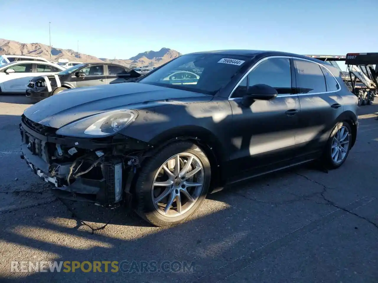 1 Photograph of a damaged car WP1AB2AYXMDA27735 PORSCHE CAYENNE 2021