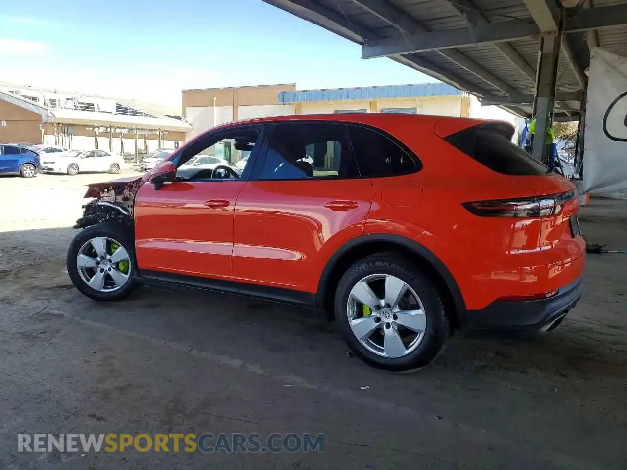 2 Фотография поврежденного автомобиля WP1AE2AY7MDA24668 PORSCHE CAYENNE 2021