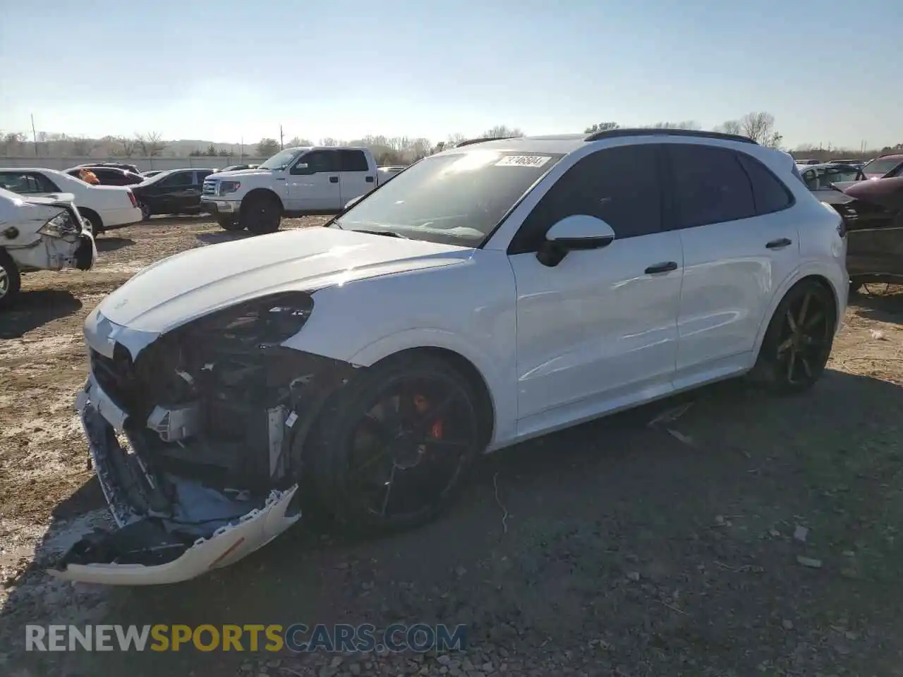 1 Photograph of a damaged car WP1AG2AY5MDA34500 PORSCHE CAYENNE 2021
