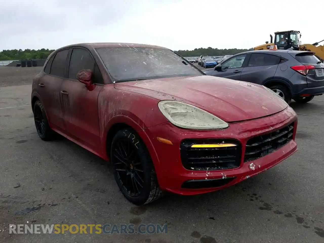 1 Photograph of a damaged car WP1AG2AY8MDA33986 PORSCHE CAYENNE 2021