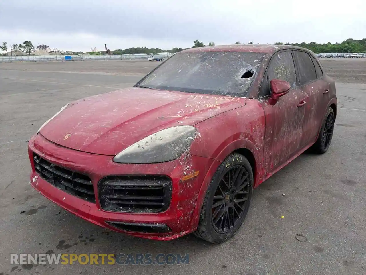 2 Photograph of a damaged car WP1AG2AY8MDA33986 PORSCHE CAYENNE 2021