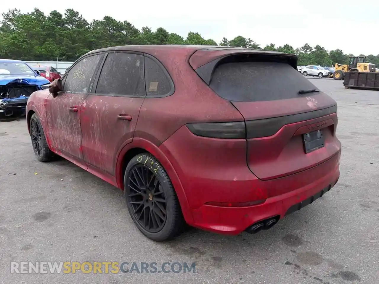 3 Photograph of a damaged car WP1AG2AY8MDA33986 PORSCHE CAYENNE 2021