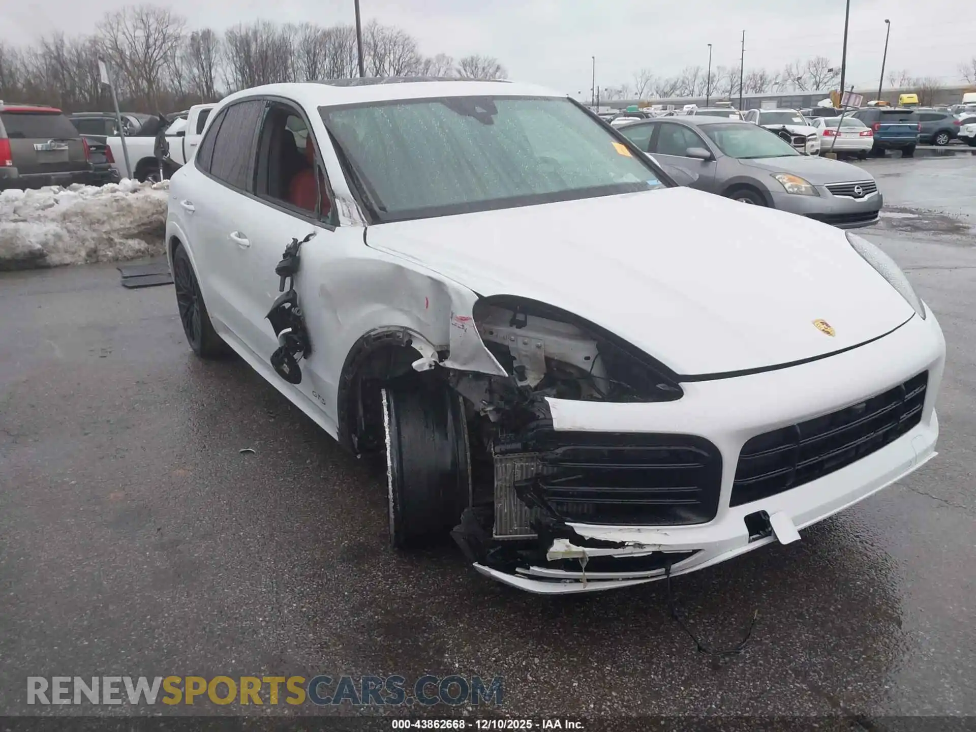 1 Photograph of a damaged car WP1AG2AY9MDA34306 PORSCHE CAYENNE 2021