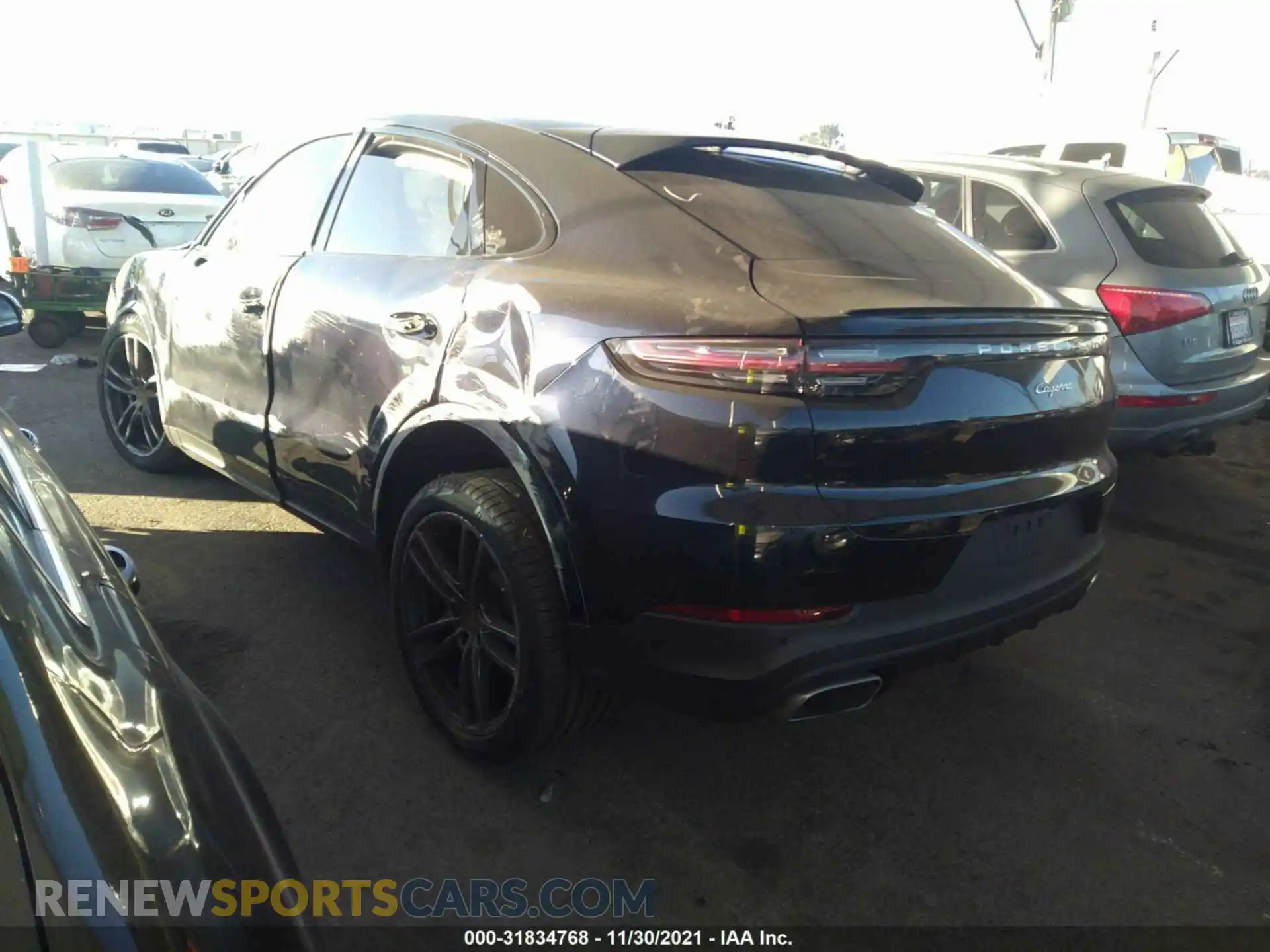 3 Photograph of a damaged car WP1BA2AY0MDA42316 PORSCHE CAYENNE 2021
