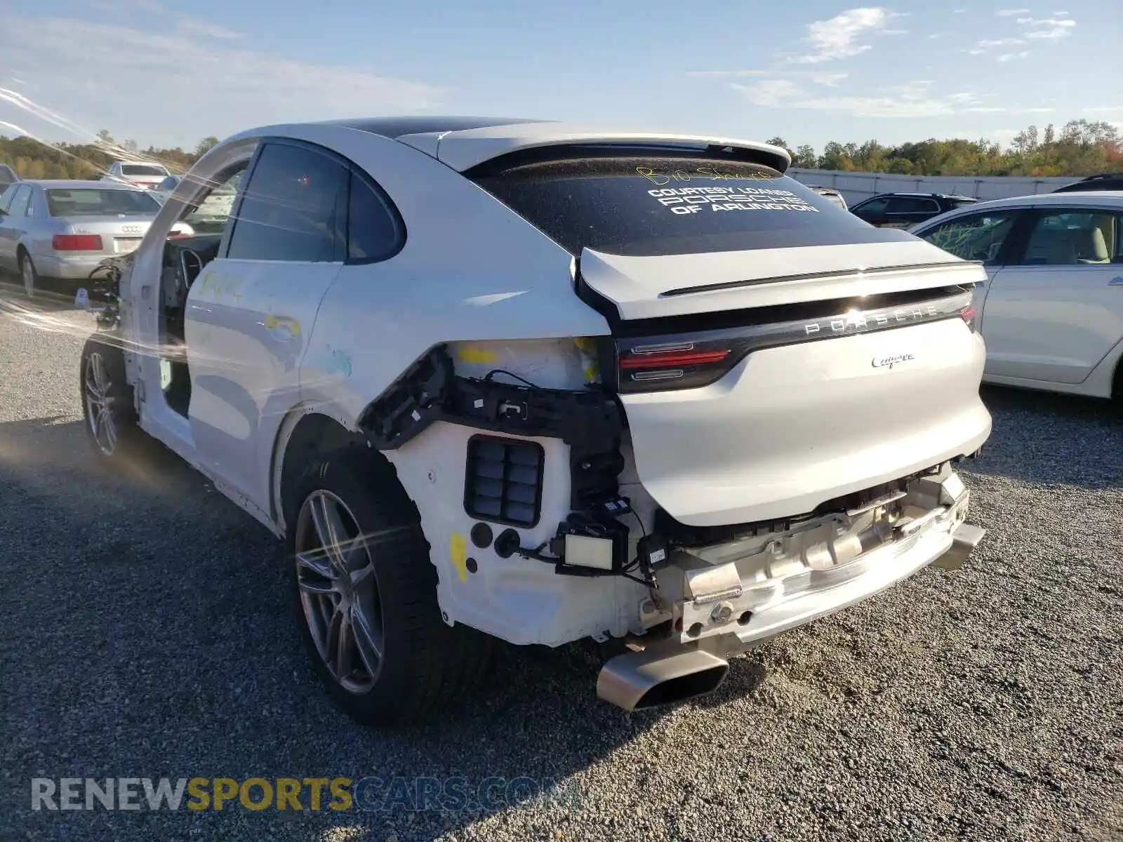 3 Photograph of a damaged car WP1BA2AY3MDA41452 PORSCHE CAYENNE 2021