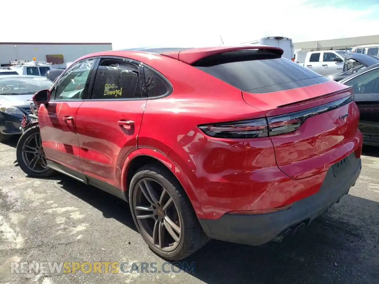 3 Photograph of a damaged car WP1BA2AY6MDA42594 PORSCHE CAYENNE 2021