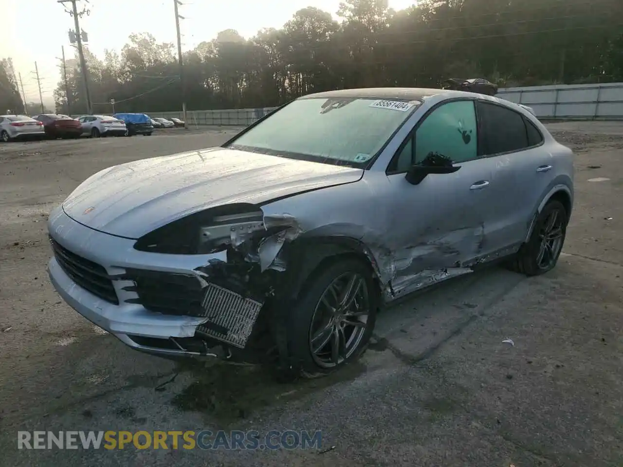 1 Photograph of a damaged car WP1BA2AY6MDA42739 PORSCHE CAYENNE 2021