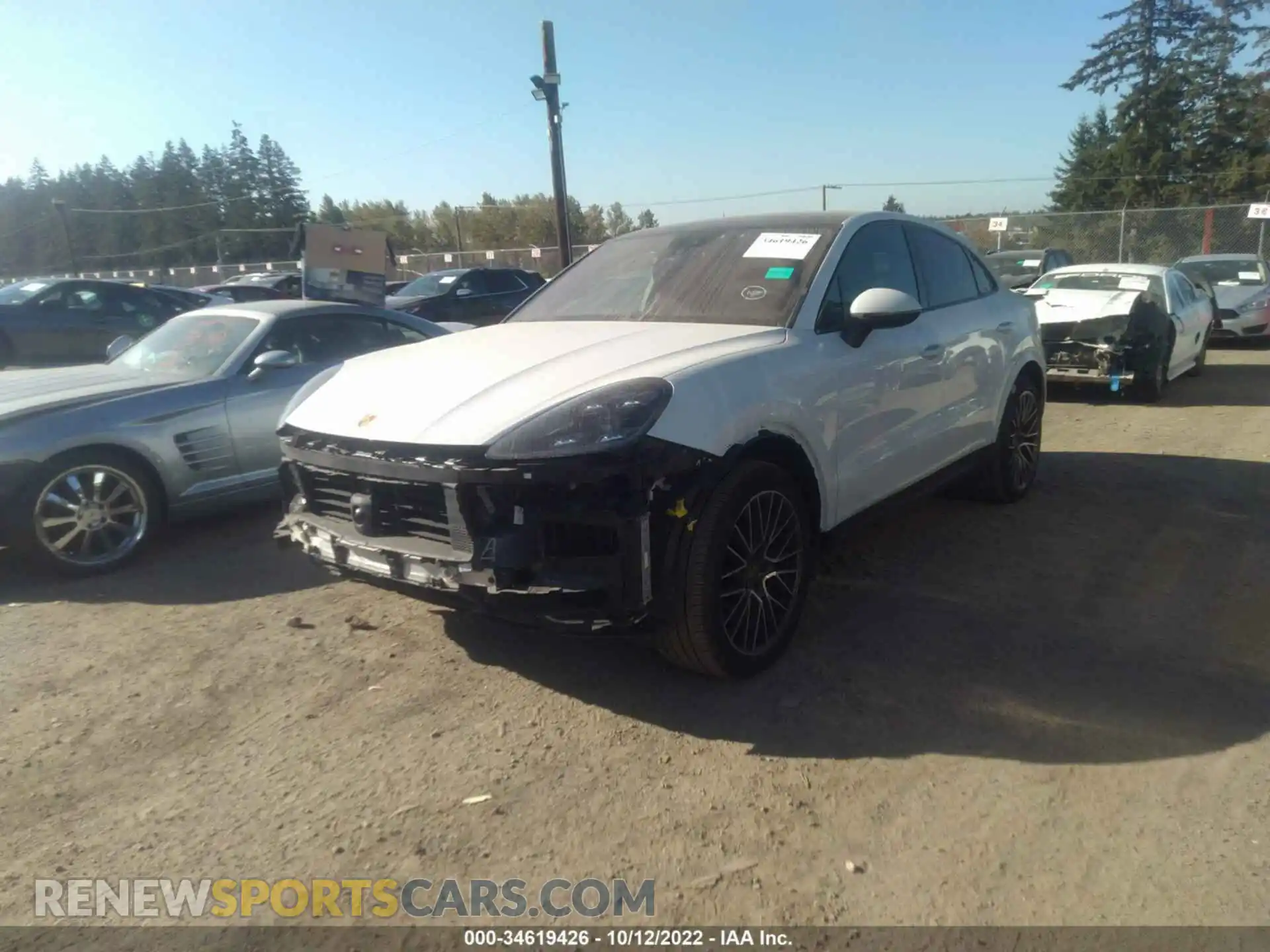 2 Photograph of a damaged car WP1BA2AYXMDA41335 PORSCHE CAYENNE 2021
