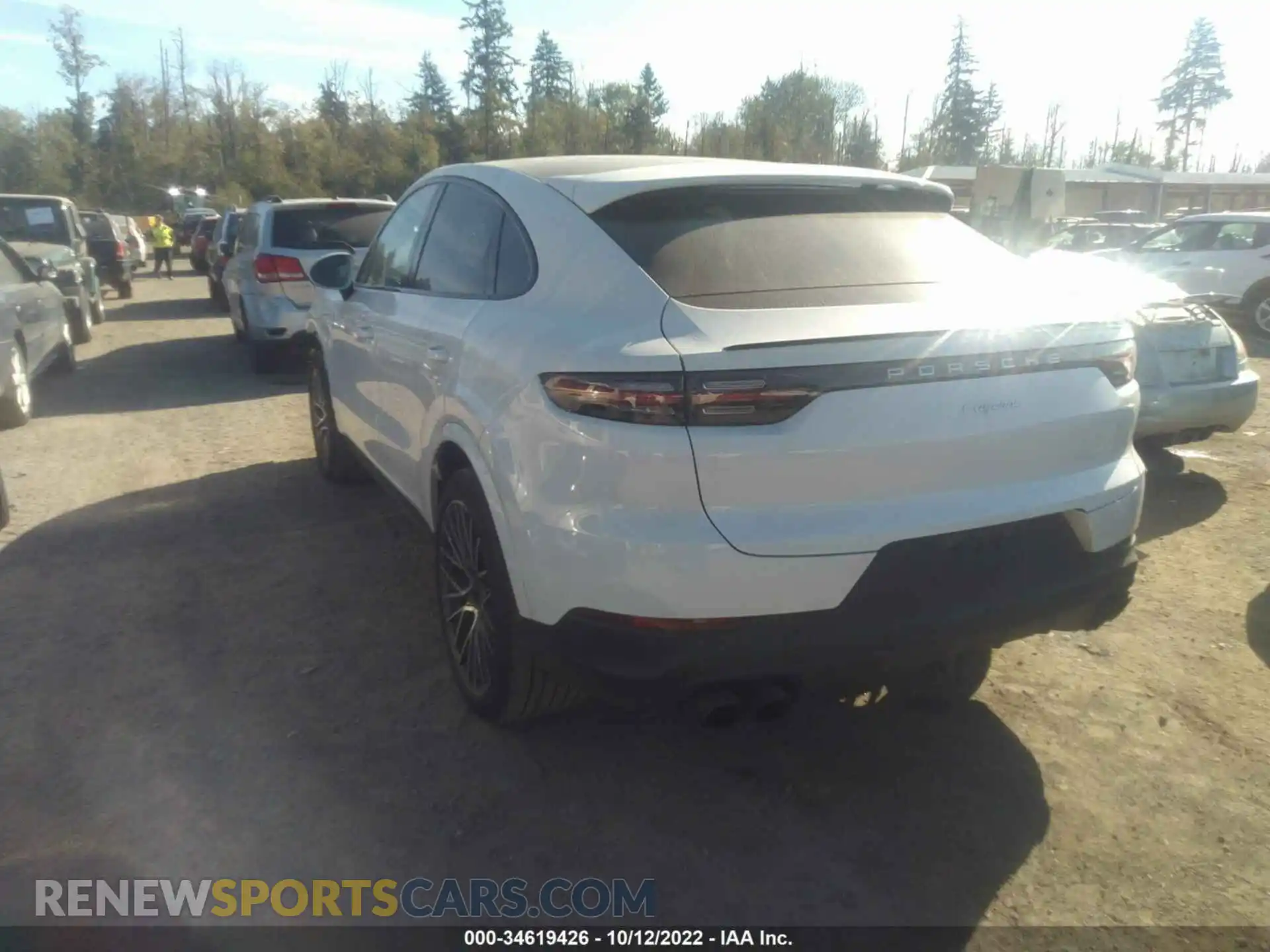 3 Photograph of a damaged car WP1BA2AYXMDA41335 PORSCHE CAYENNE 2021