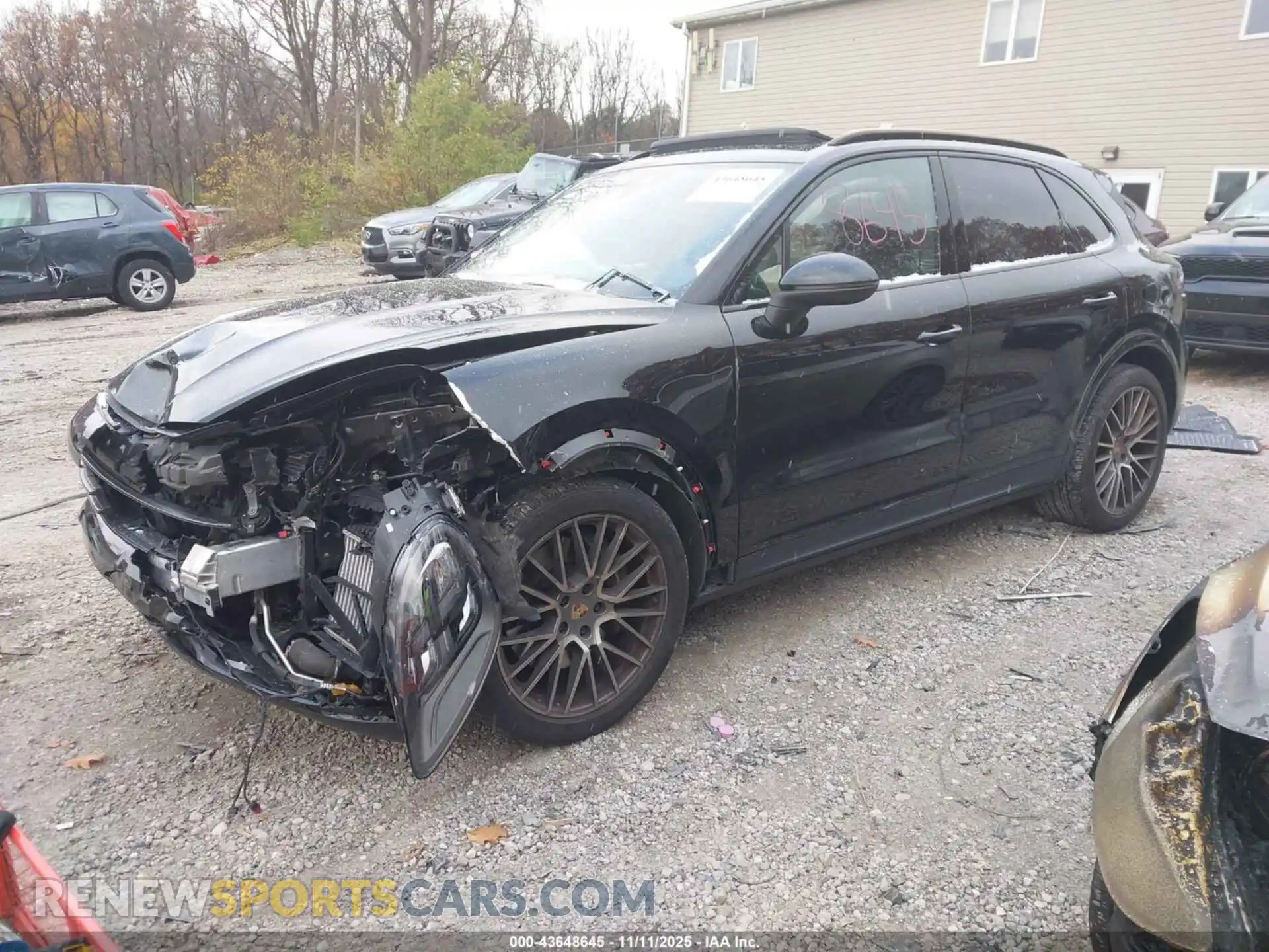 2 Photograph of a damaged car WP1AA2AY5NDA07025 PORSCHE CAYENNE 2022