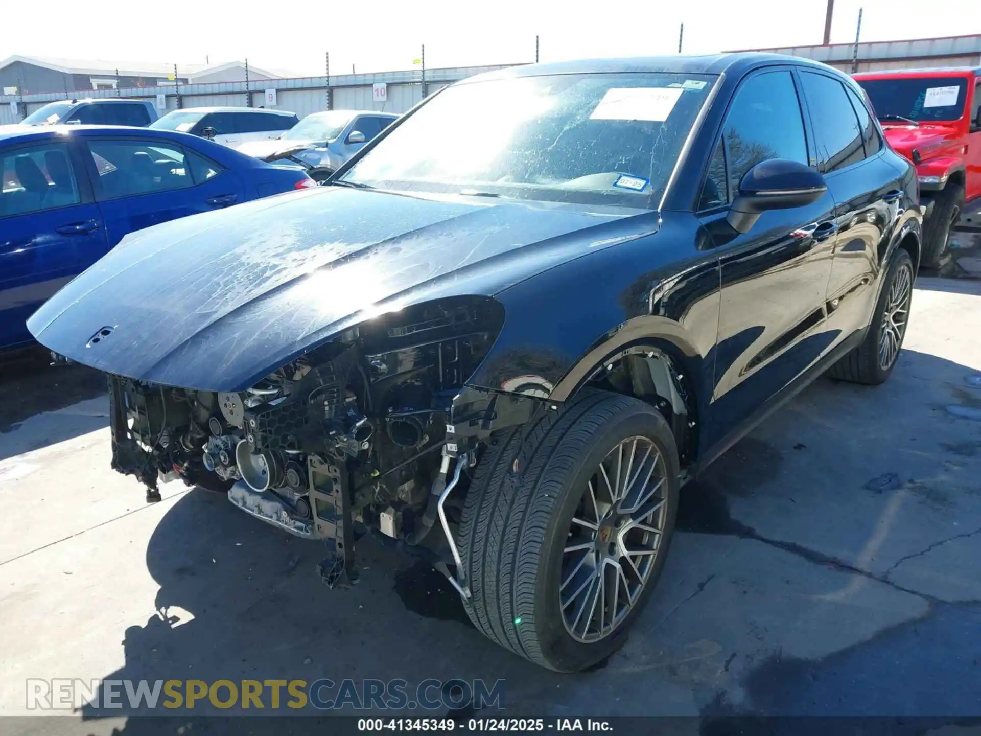 2 Photograph of a damaged car WP1AA2AY5NDA07039 PORSCHE CAYENNE 2022