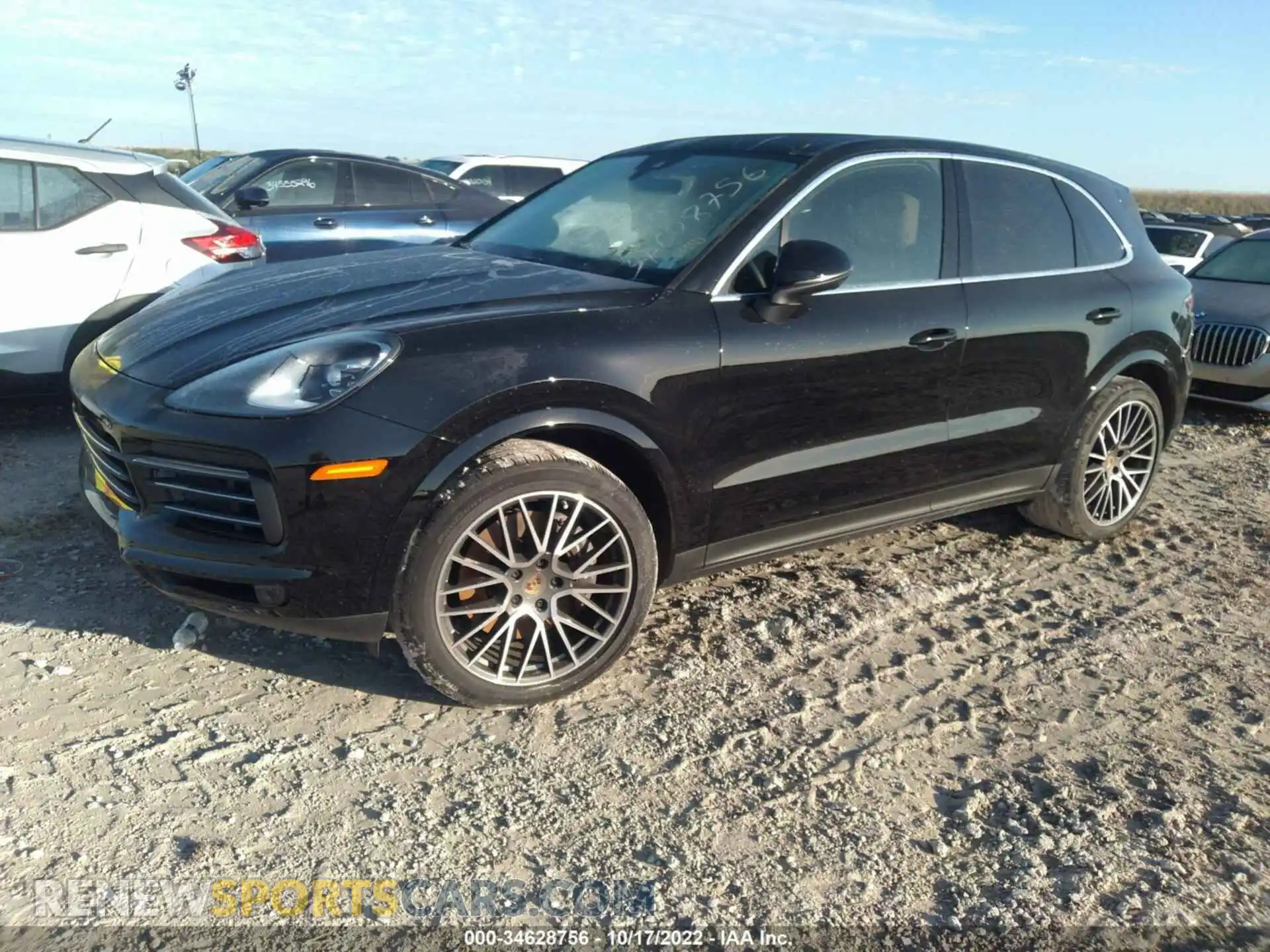 2 Photograph of a damaged car WP1AA2AY8NDA04510 PORSCHE CAYENNE 2022