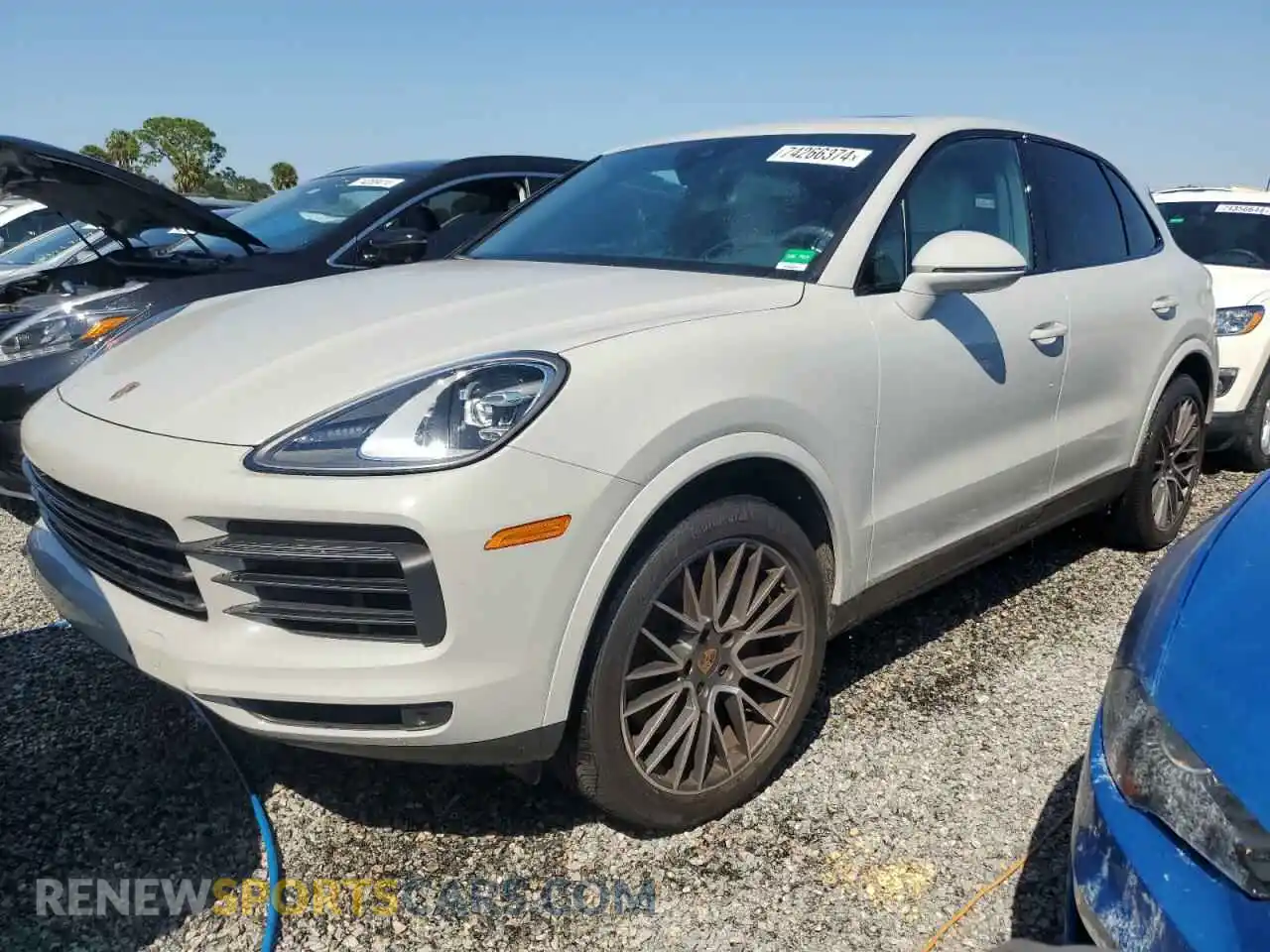 1 Photograph of a damaged car WP1AA2AY9NDA03429 PORSCHE CAYENNE 2022