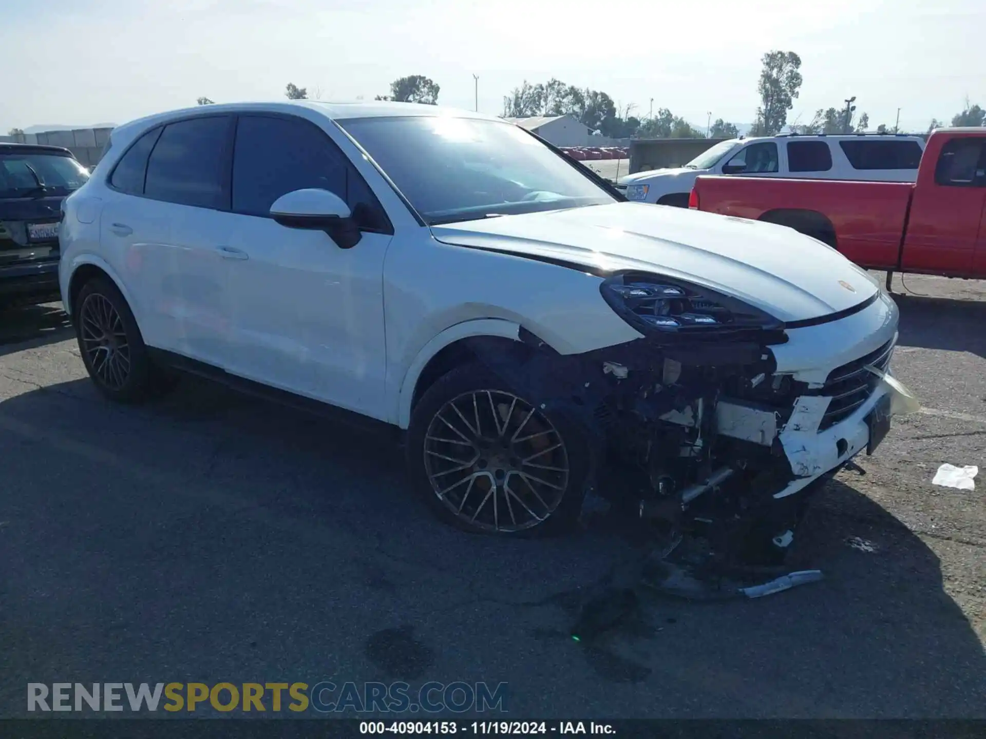 1 fotografías del automóvil dañado WP1AA2AY9NDA06671 PORSCHE CAYENNE 2022