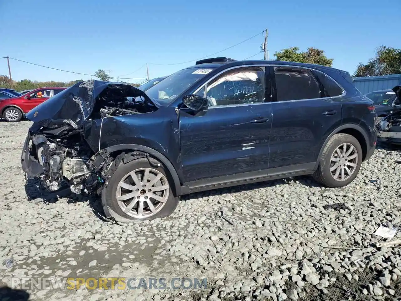 1 Photograph of a damaged car WP1AB2AY2NDA31702 PORSCHE CAYENNE 2022