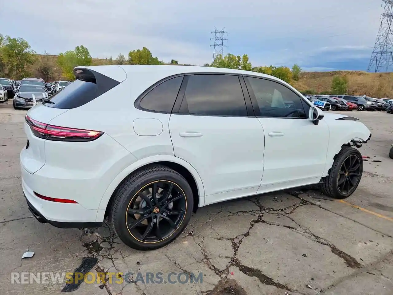 3 Photograph of a damaged car WP1AE2AYXNDA26576 PORSCHE CAYENNE 2022