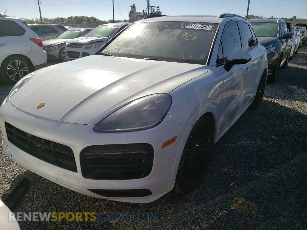 2 Photograph of a damaged car WP1AG2AY6NDA38296 PORSCHE CAYENNE 2022