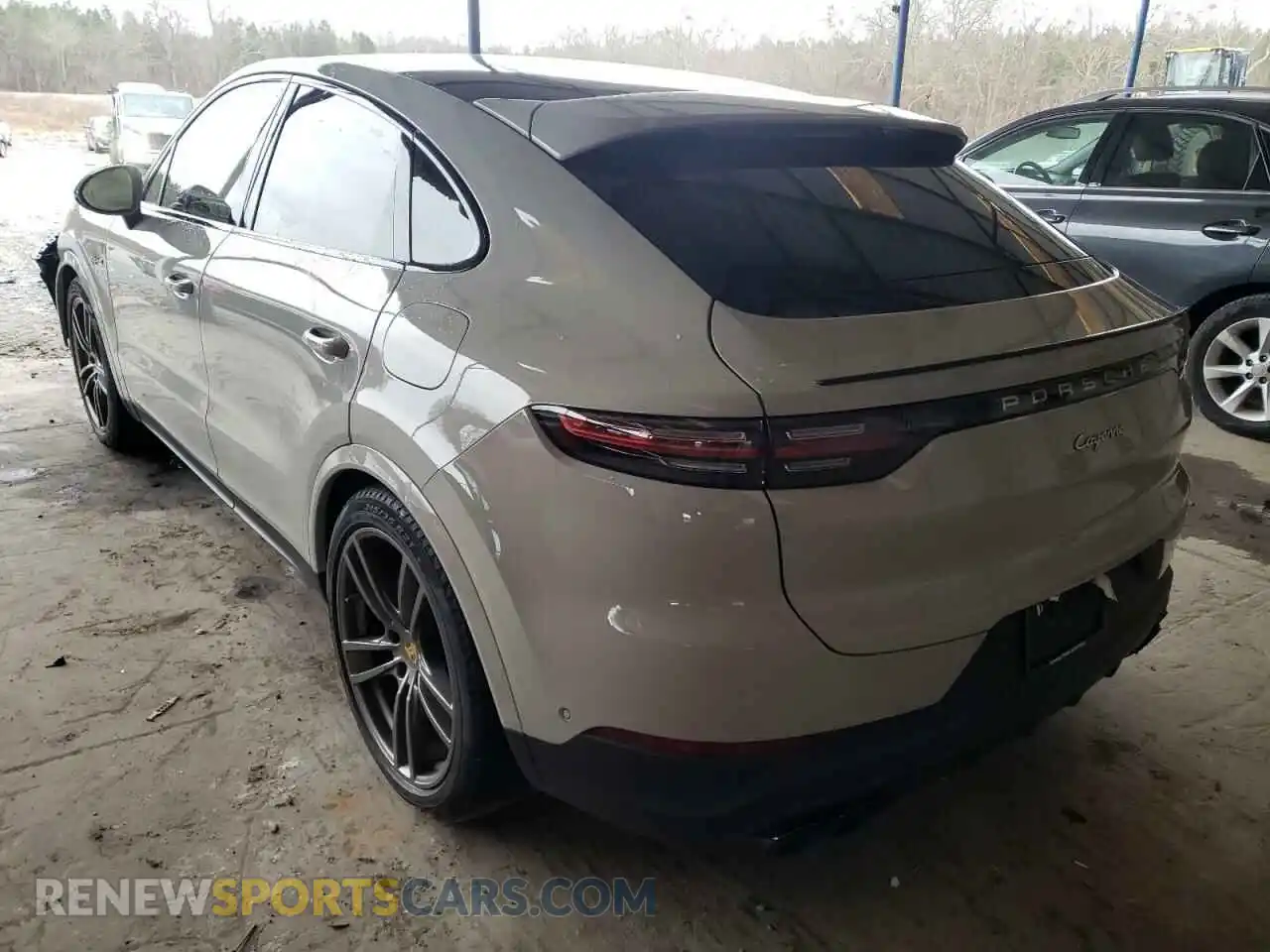 3 fotografías del automóvil dañado WP1BE2AY4NDA51073 PORSCHE CAYENNE 2022