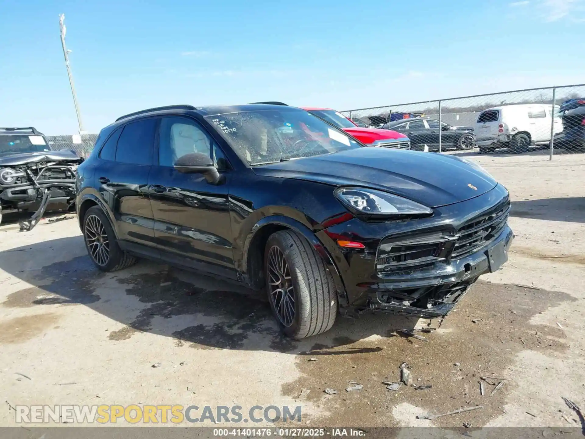 1 Photograph of a damaged car WP1AA2AY3PDA10170 PORSCHE CAYENNE 2023