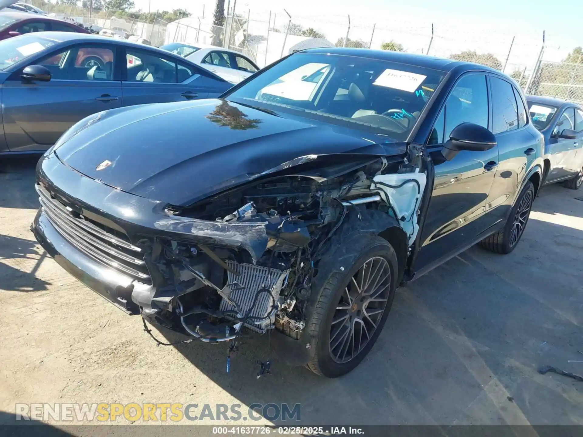 2 Photograph of a damaged car WP1AA2AY4PDA04037 PORSCHE CAYENNE 2023