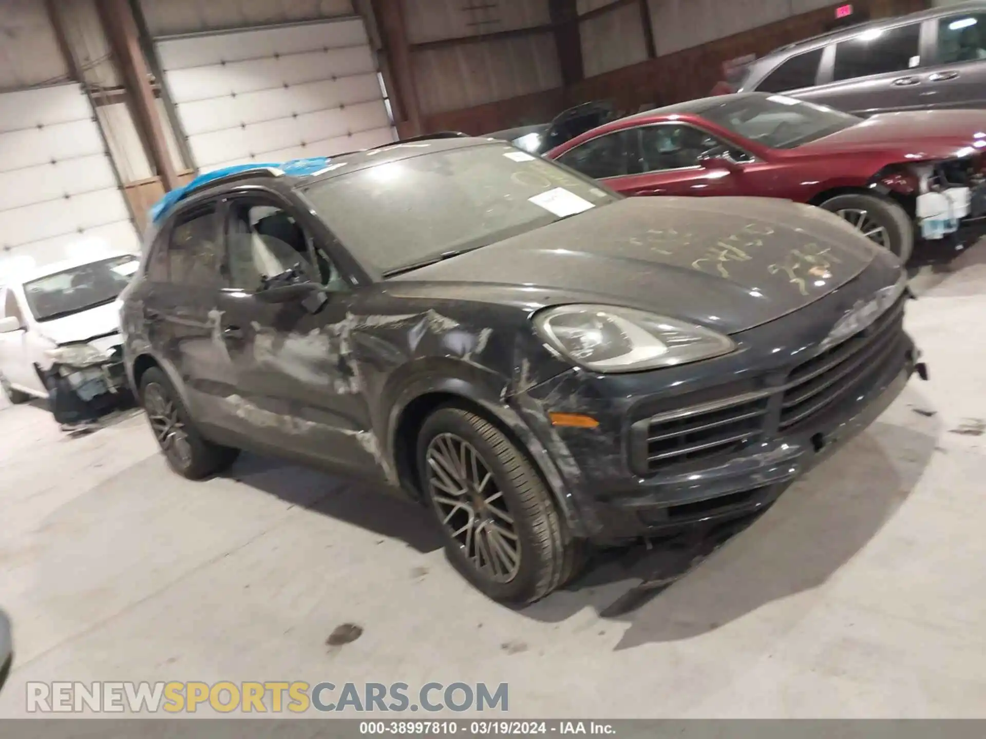 1 Photograph of a damaged car WP1AA2AY7PDA01066 PORSCHE CAYENNE 2023