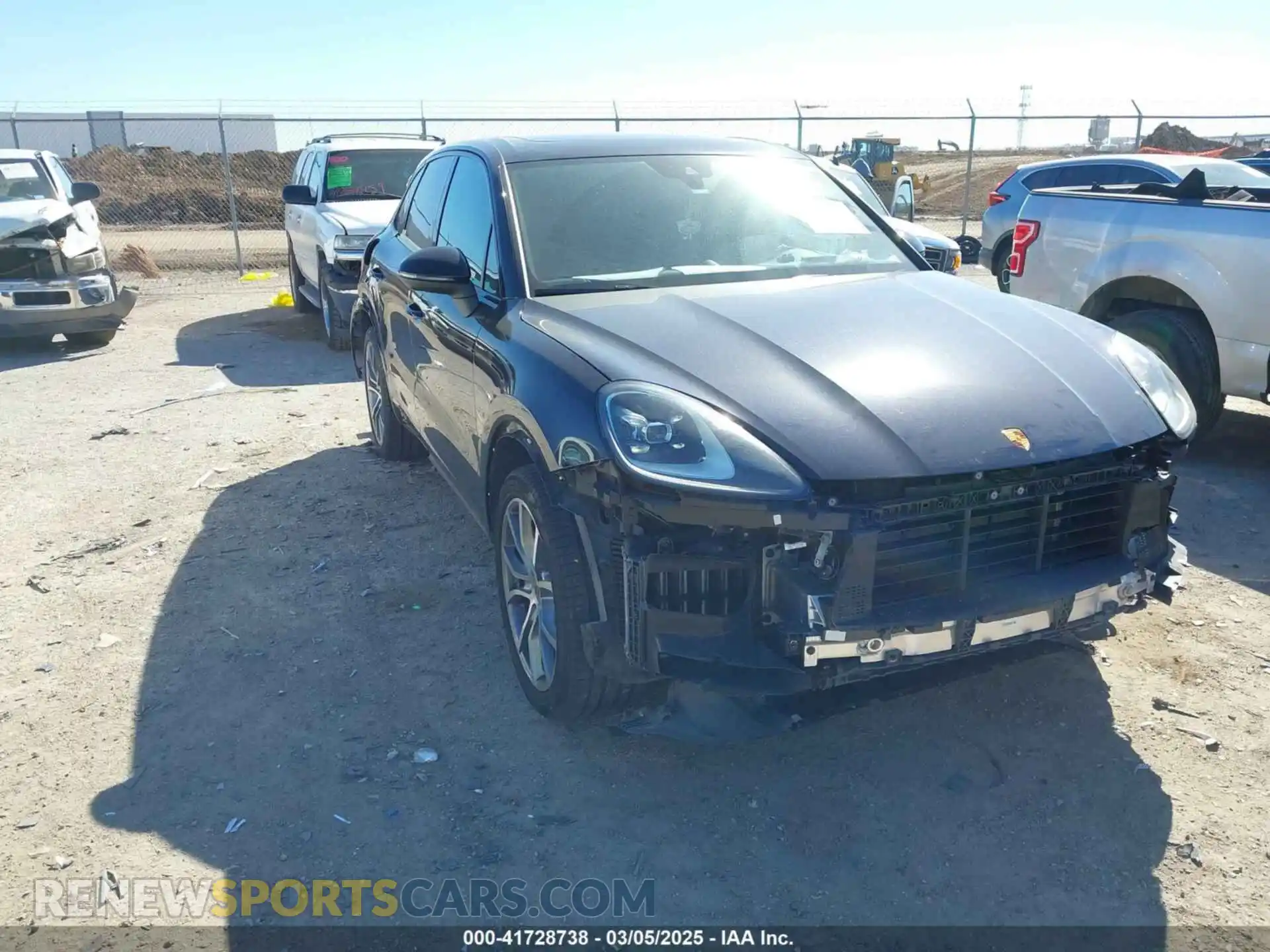 1 Photograph of a damaged car WP1AA2AY7PDA09992 PORSCHE CAYENNE 2023