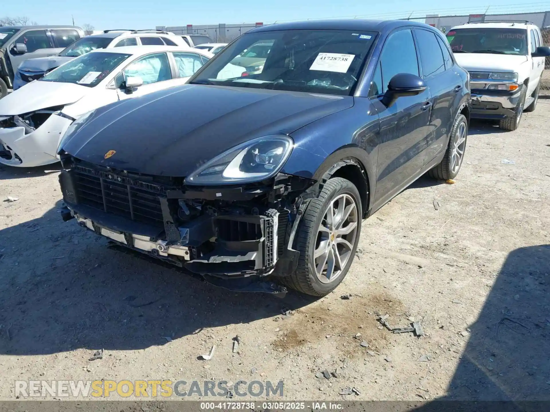 2 Photograph of a damaged car WP1AA2AY7PDA09992 PORSCHE CAYENNE 2023