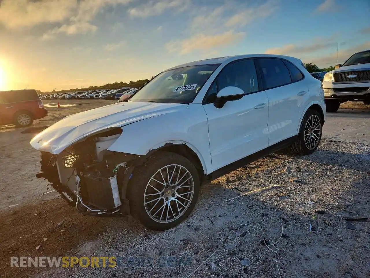1 Фотография поврежденного автомобиля WP1AA2AY9PDA02252 PORSCHE CAYENNE 2023