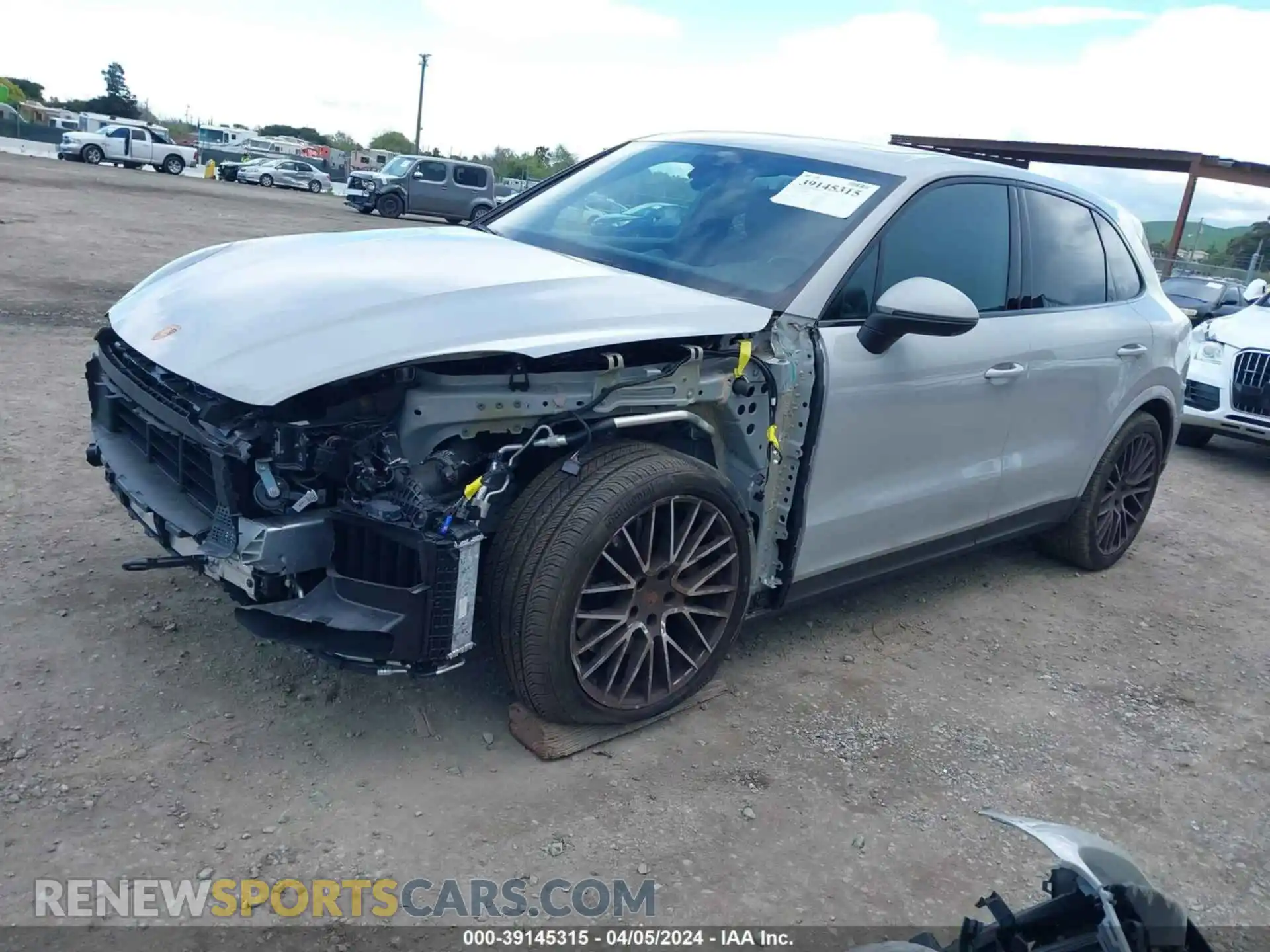 2 Photograph of a damaged car WP1AA2AY9PDA09993 PORSCHE CAYENNE 2023