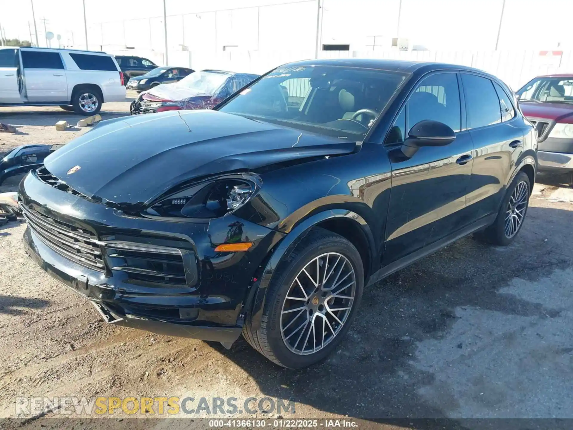 2 Photograph of a damaged car WP1AA2AYXPDA11185 PORSCHE CAYENNE 2023