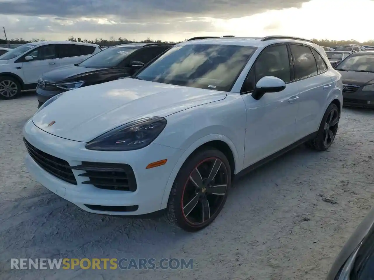 1 Photograph of a damaged car WP1AB2AY1PDA15137 PORSCHE CAYENNE 2023