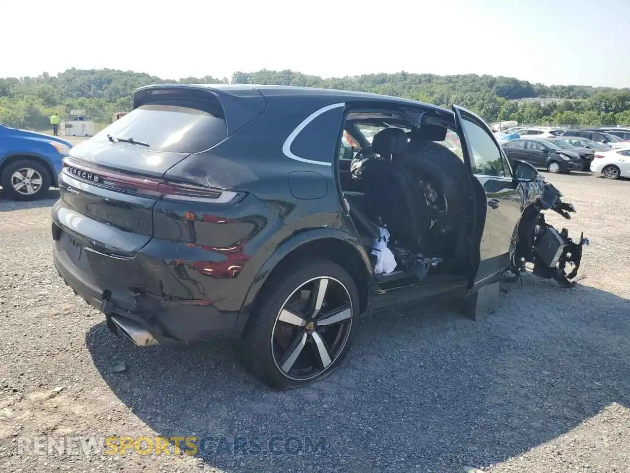 3 Photograph of a damaged car WP1AA2AY0RDA07374 PORSCHE CAYENNE 2024