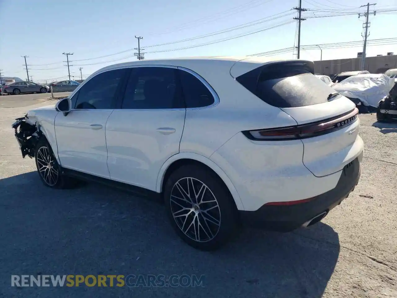 2 Photograph of a damaged car WP1AA2AY1RDA04578 PORSCHE CAYENNE 2024