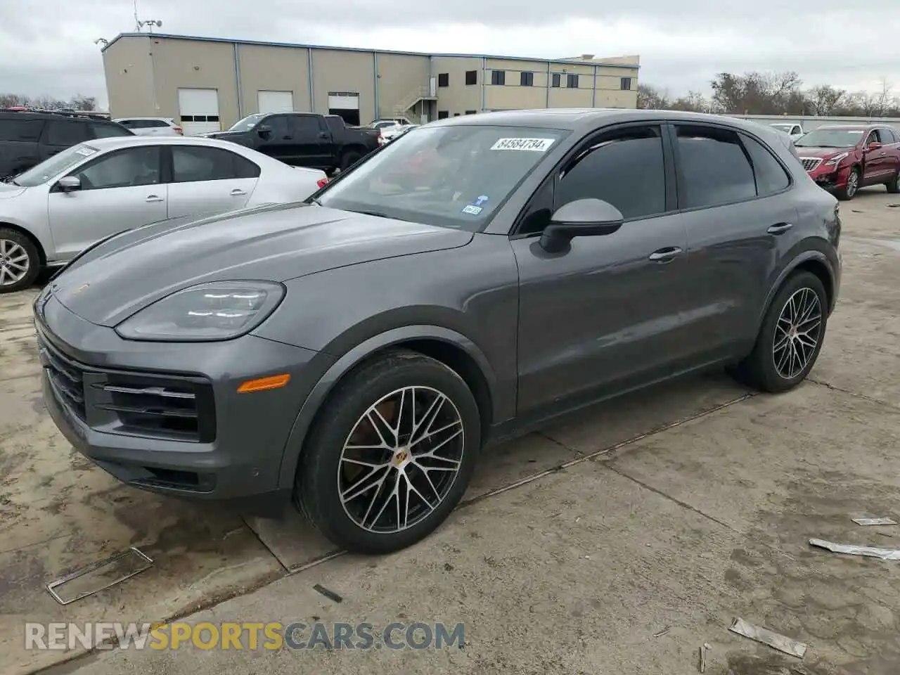1 Photograph of a damaged car WP1AA2AY2RDA03438 PORSCHE CAYENNE 2024