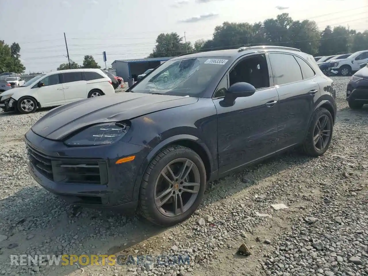 1 Photograph of a damaged car WP1AA2AY2RDA07716 PORSCHE CAYENNE 2024